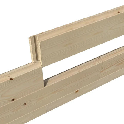 Abri de jardin bois 12,54 m², Ep.34 mm, Naterial Elbrouz