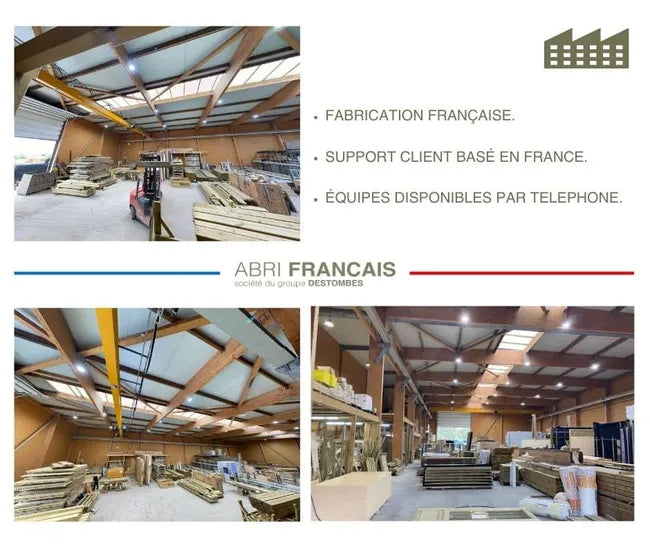 Abri de Jardin bois Pin traité autoclave 27mm - 4,195x2,14m / 9m2 - Bac acier - Plancher bois
